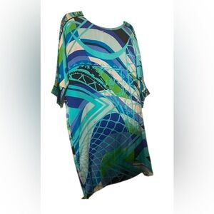 Vintage BRAND NEW Emilio Pucci Vintage Knee High Silk Dress. $1795